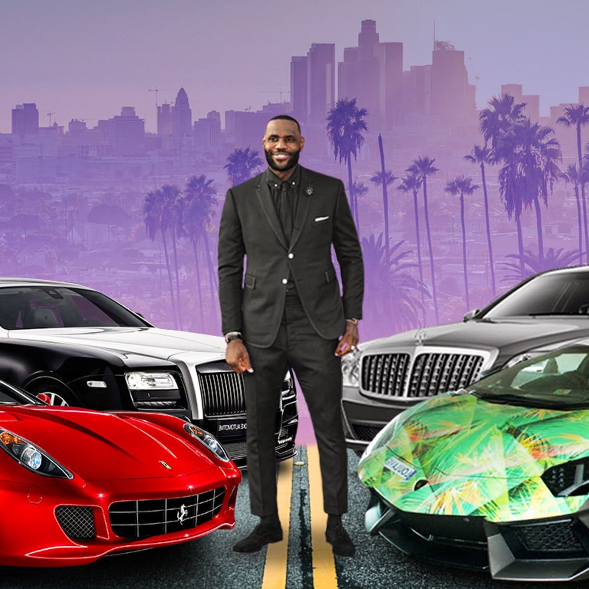 Lebron james lamborghini online