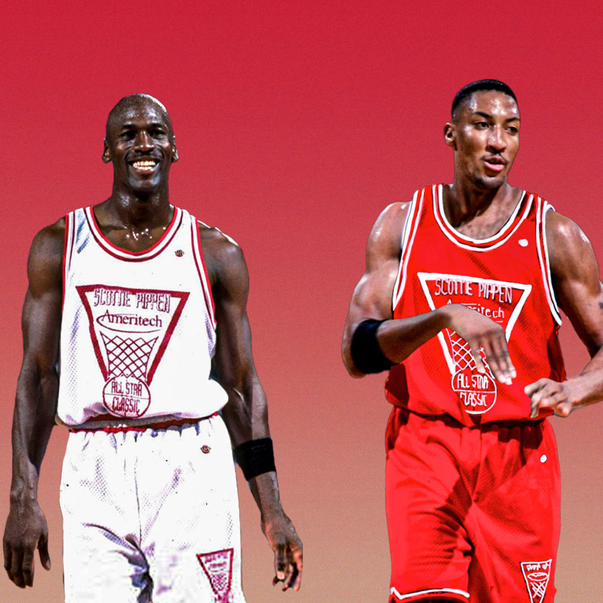 Retired Michael Jordan Dropped 52 Points On Scottie Pippen In The 1994 Scottie Pippen All Star Classic After 15 Months Without Playing Basketball Fadeaway World