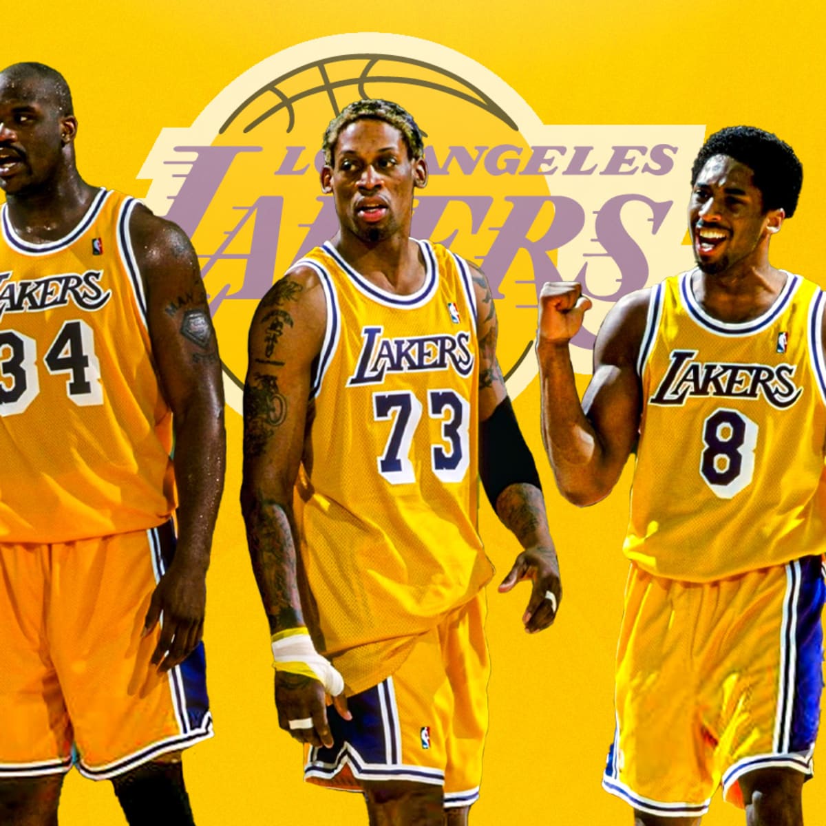 Shaq kobe best sale lakers