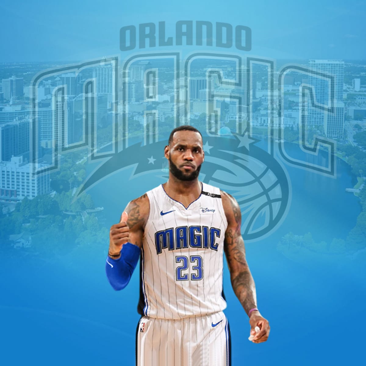Lebron james magic outlet