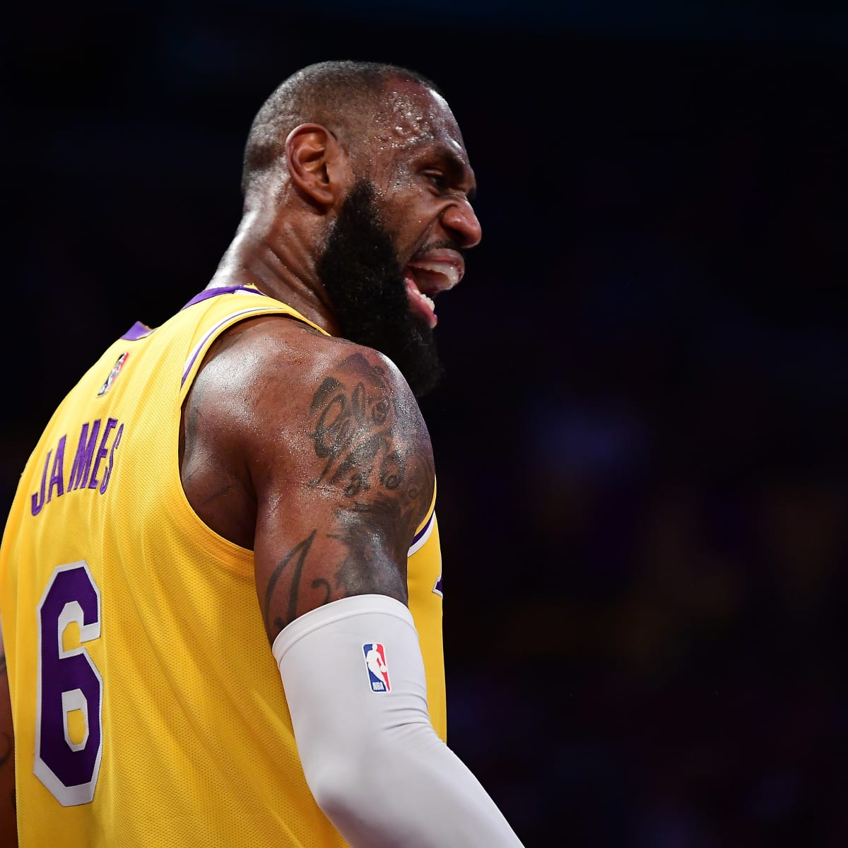 Lebron james angry 2025