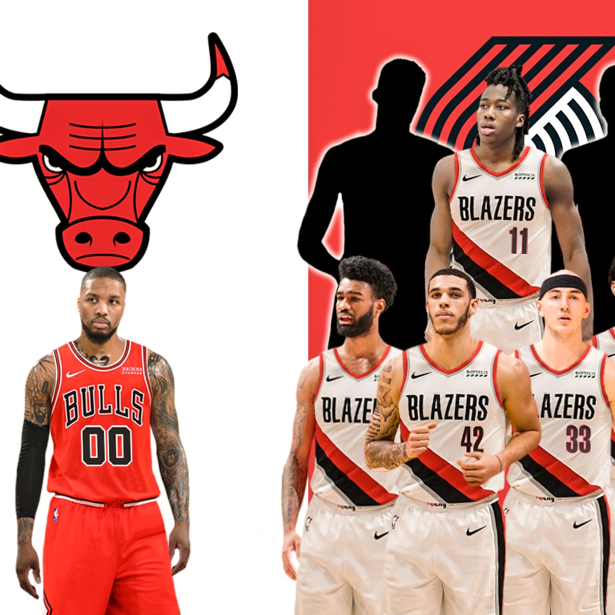 Damian lillard bulls clearance