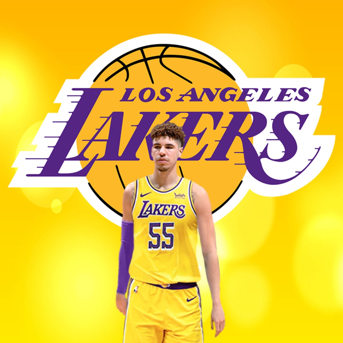 Ball jersey lakers hotsell