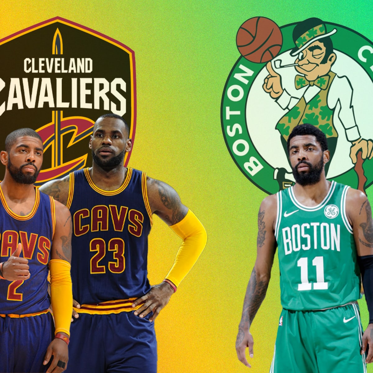 Kyrie discount leaving cavs