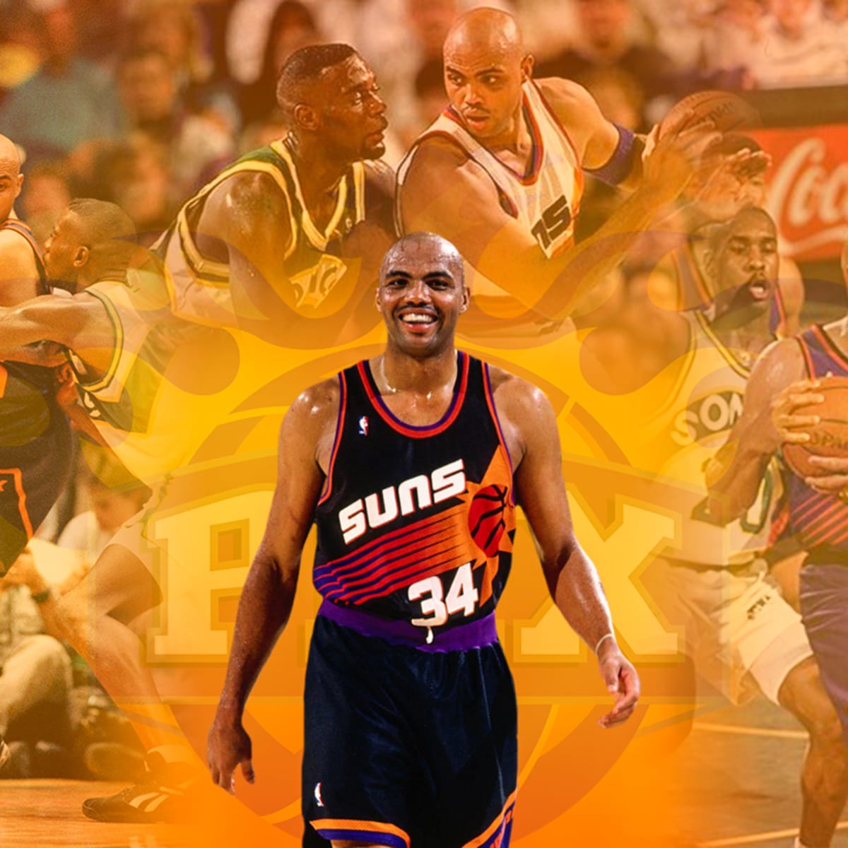 Charles barkley black phoenix suns jersey shop