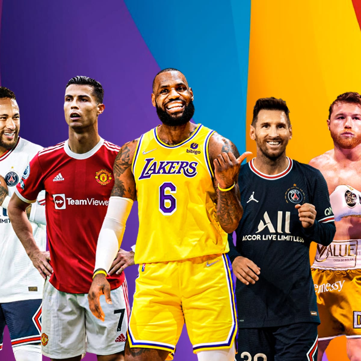 Lionel messi online and lebron james