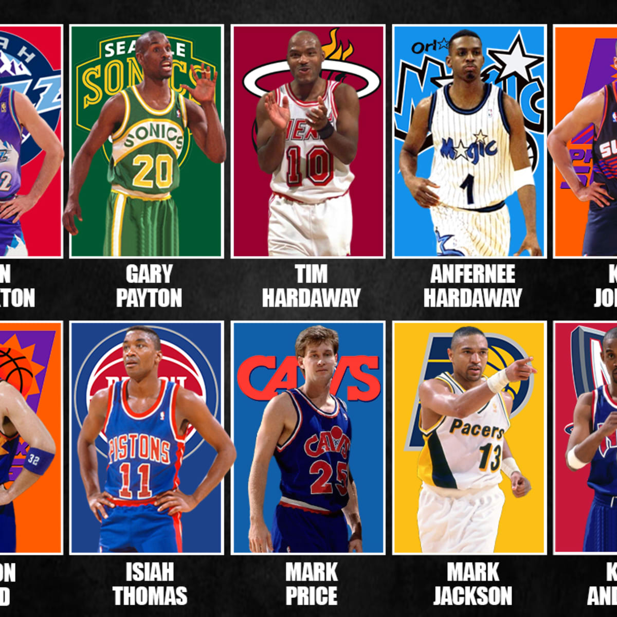 The 10 Greatest NBA Point Guards Of The 1990s Fadeaway World