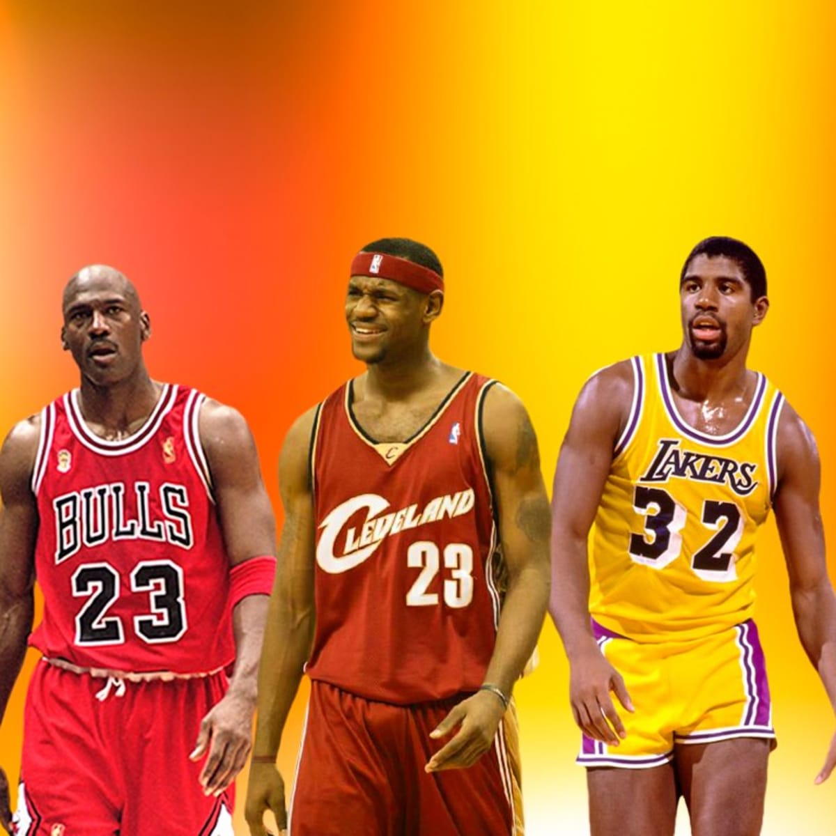 Magic johnson sales and lebron james