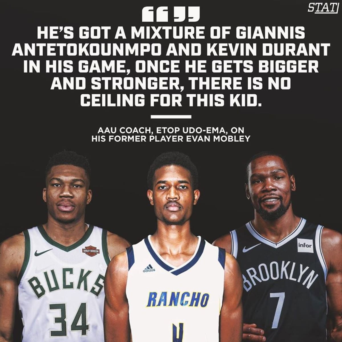 He Got A Mixture Of Giannis And Durant In His Game Says Former