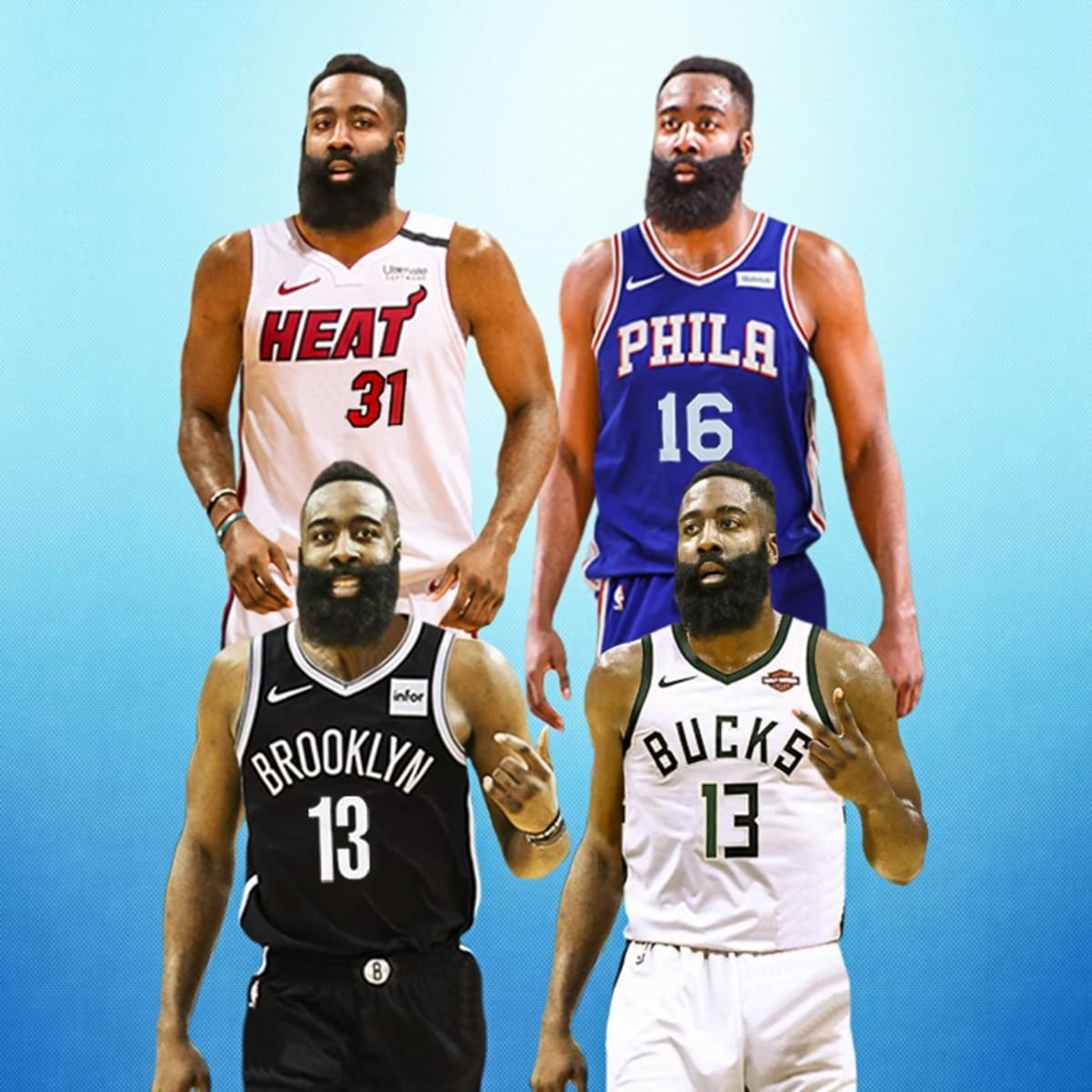 NBA Rumors James Harden Has Four Teams On His Trade