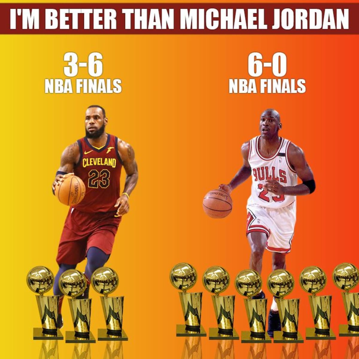Did michael jordan say lebron shop is better than him