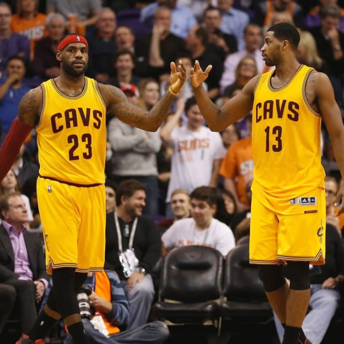 Tristan thompson deals lebron james