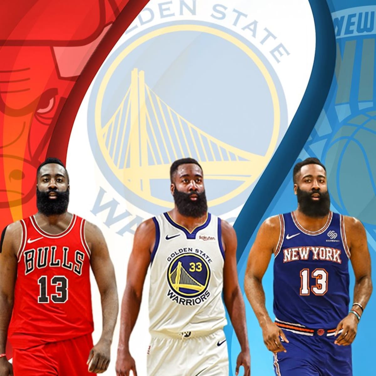 James harden chicago bulls top