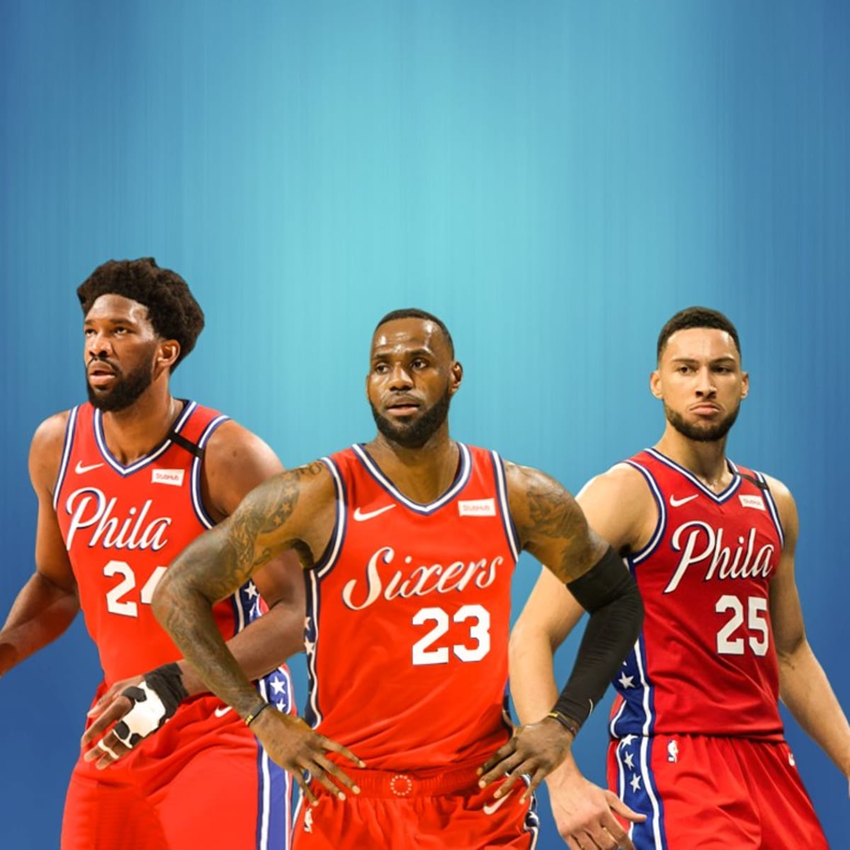 Lebron 76ers clearance