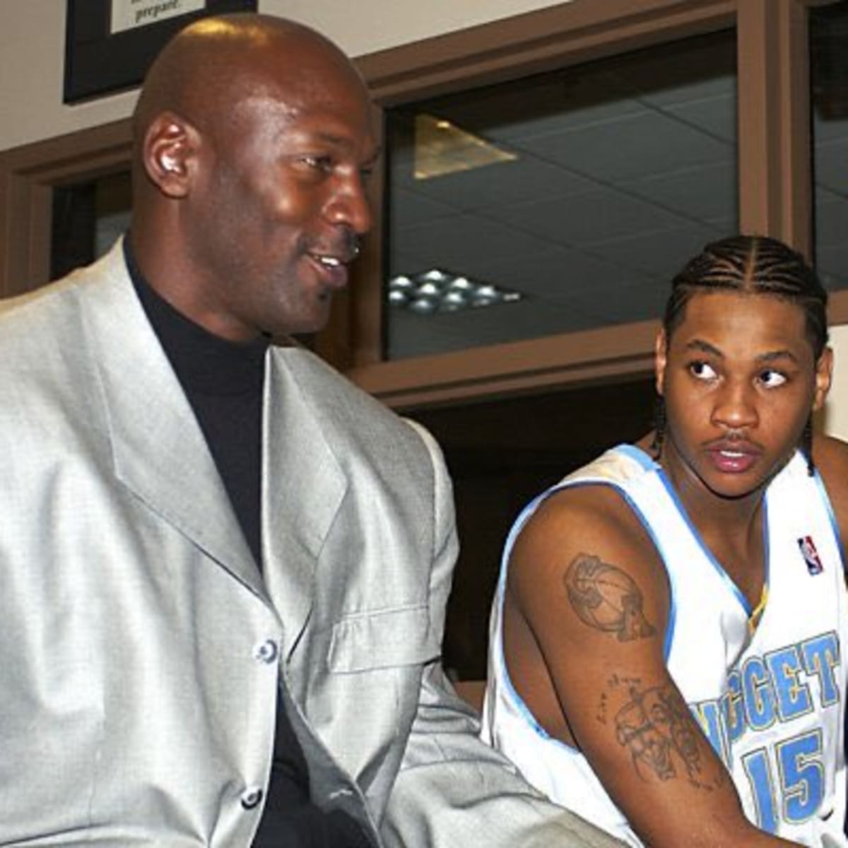 Carmelo Anthony Michael Jordan Is The GOAT Fadeaway World