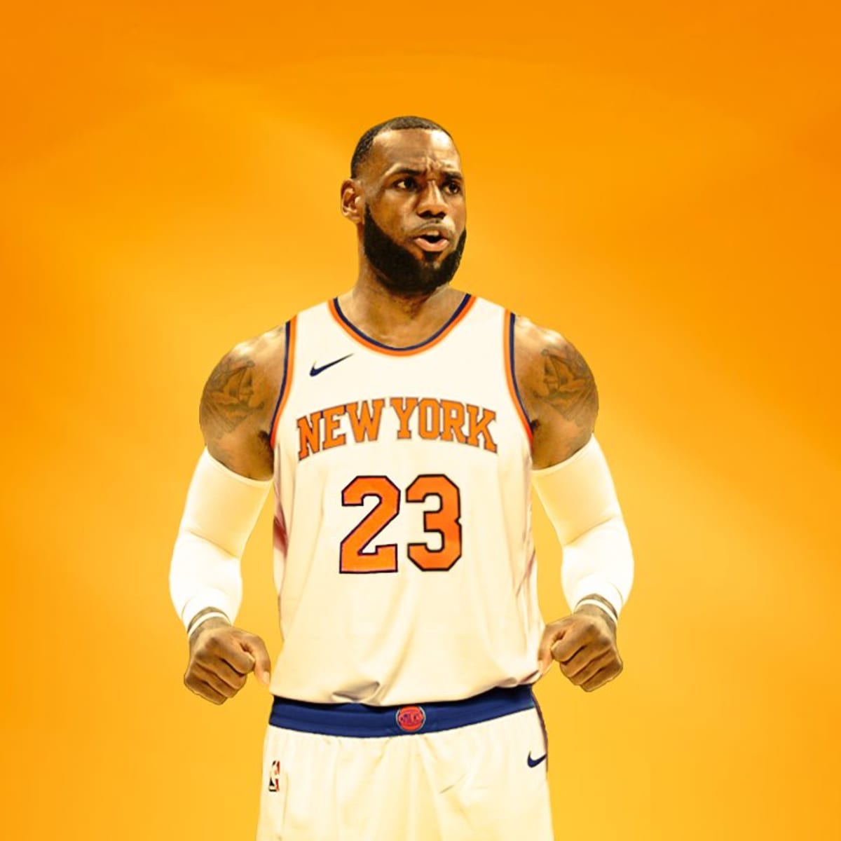 Lebron james ny knicks sales