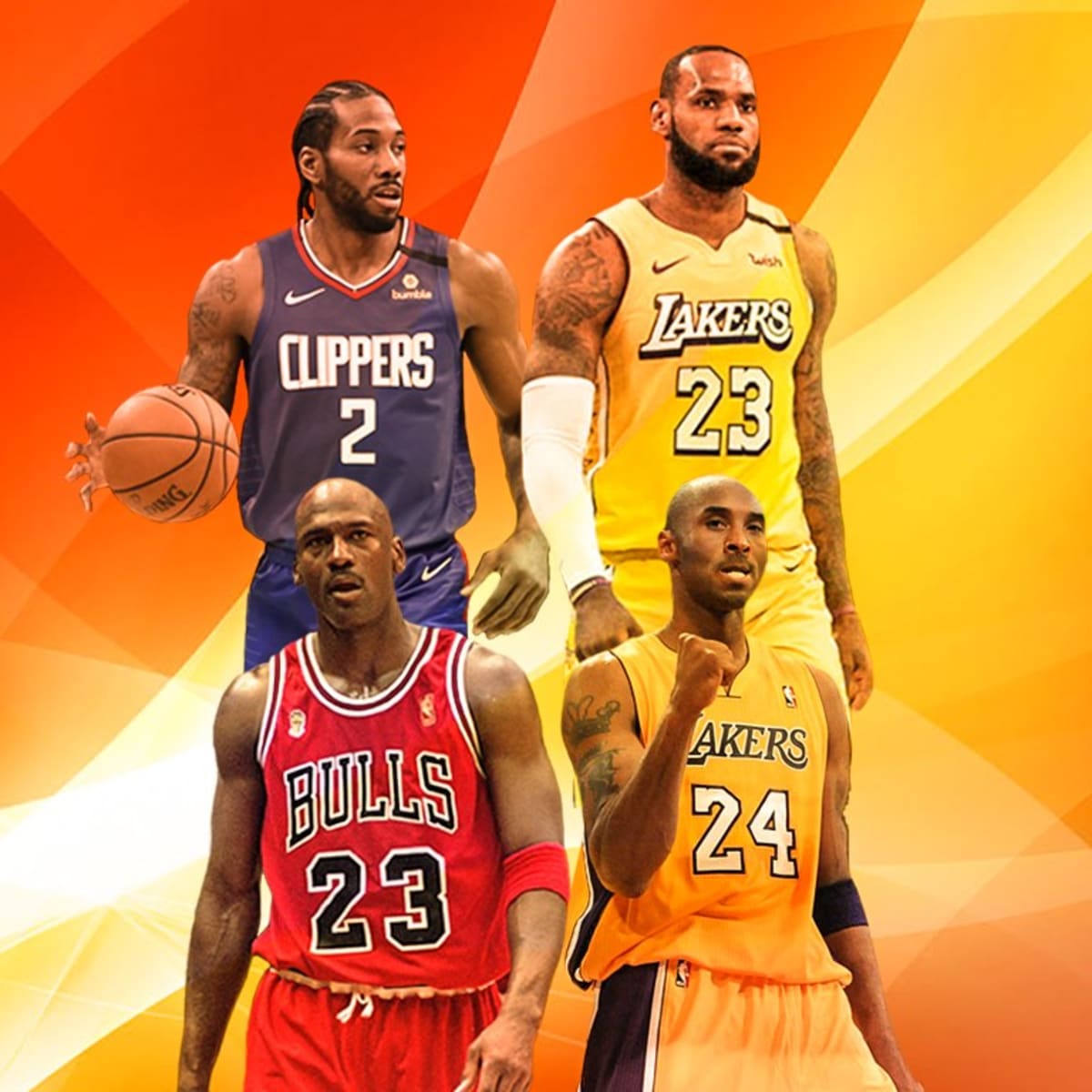 Michael jordan hot sale on kawhi