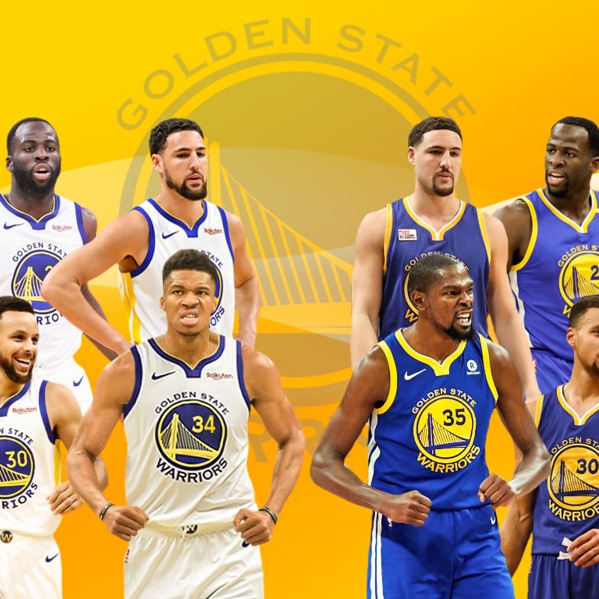 Giannis in a warriors jersey 2025