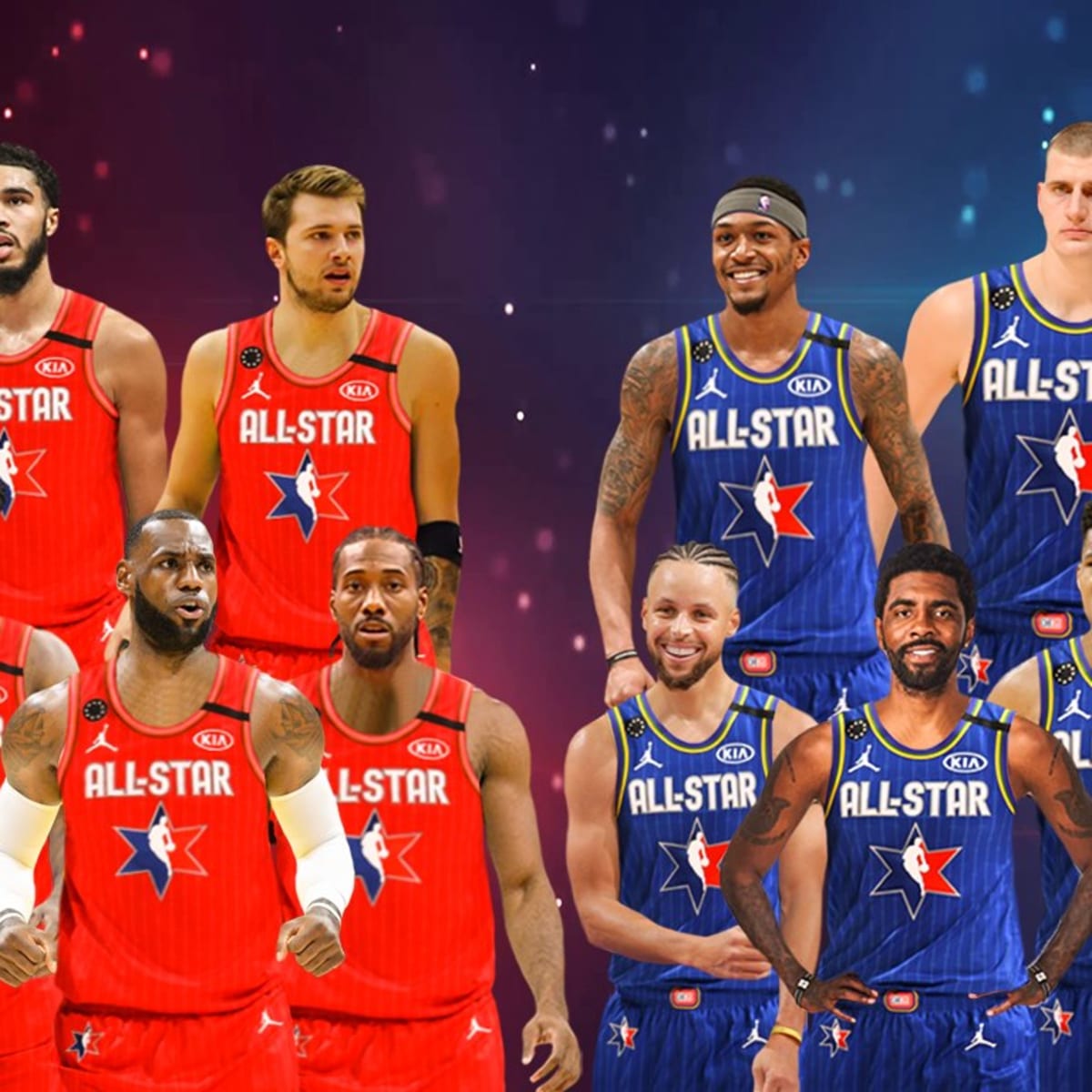 StarTimes It will be Team LeBron James against Team Kevin Durant