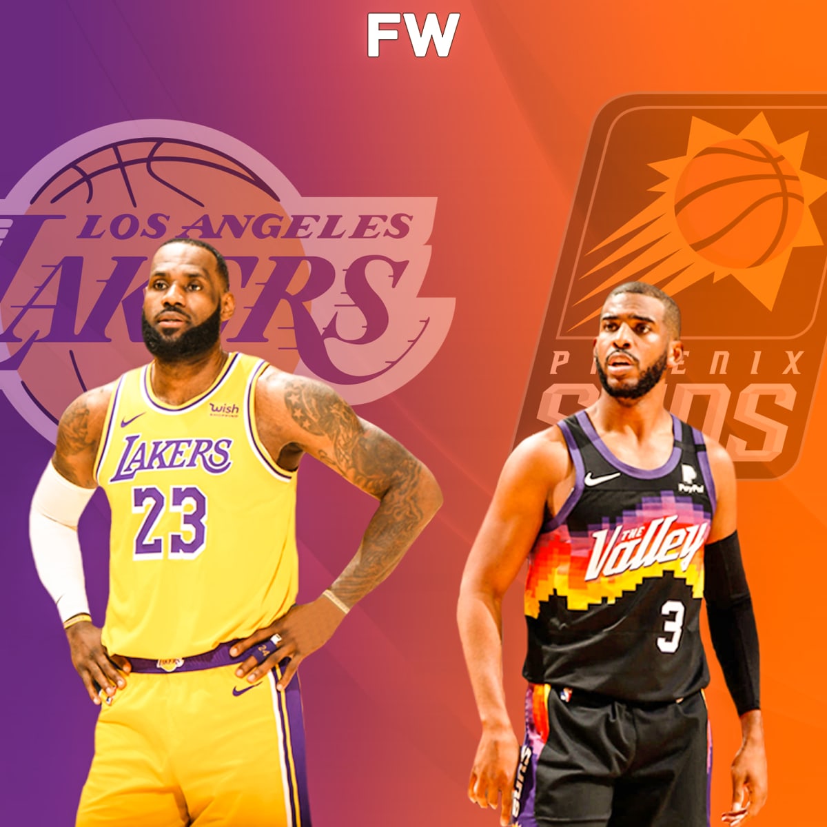 LeBron James On Facing Chris Paul For The First Time In Playoffs It s Going To Be Pretty Cool Just To Be On The Same Floor And Competing One Of The Most Fierce