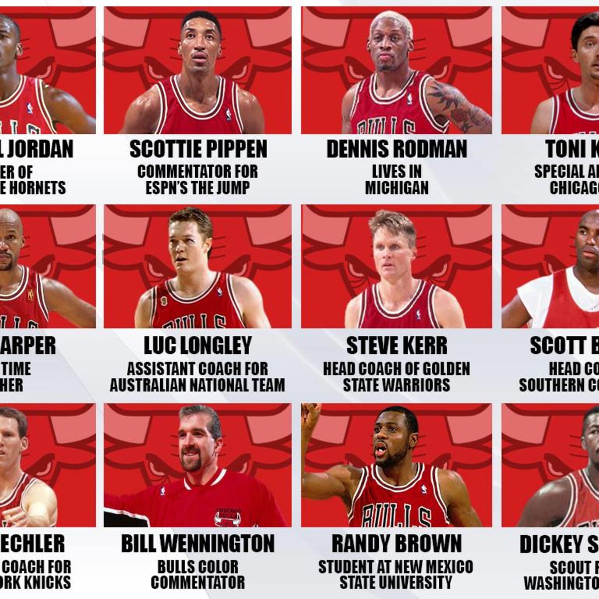 1998 NBA Champions Chicago Bulls Where Are They Now Fadeaway World