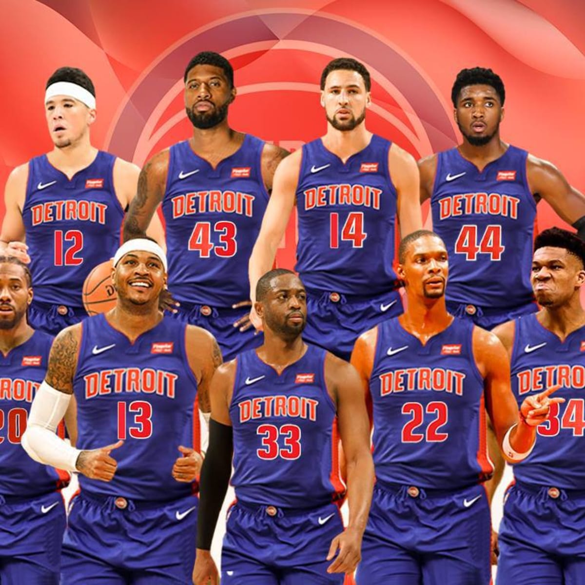 Detroit shop basketball team