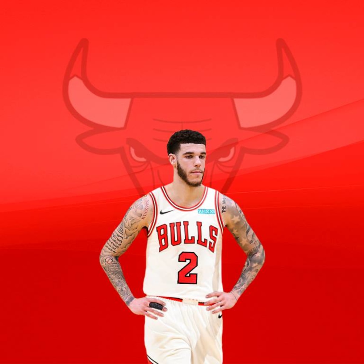 Lonzo ball red jersey 2025