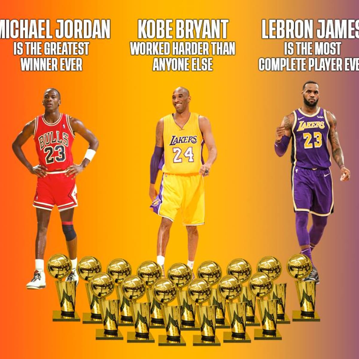 Kobe jordan hotsell and lebron