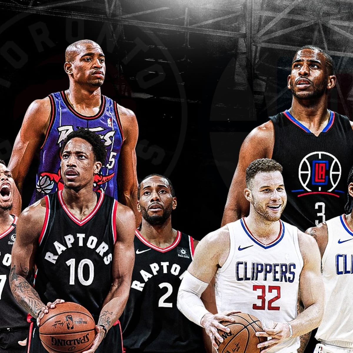 Los Angeles Clippers And Toronto Raptors Are The Only Two Teams In The NBA Without Any Jerseys Hanging In The Rafters Fadeaway World