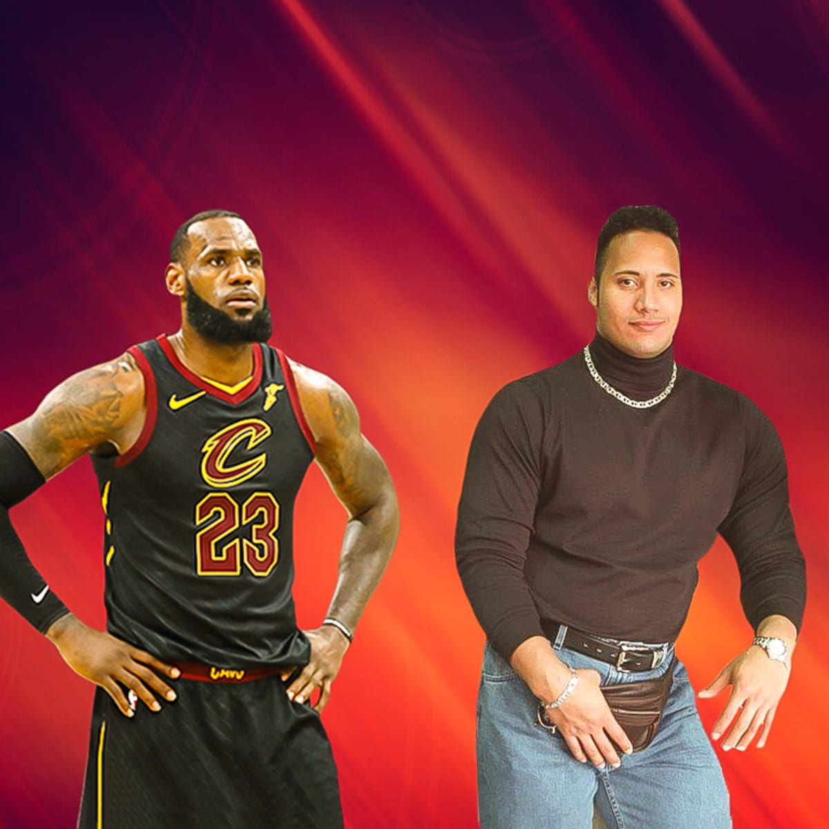 The rock lebron discount