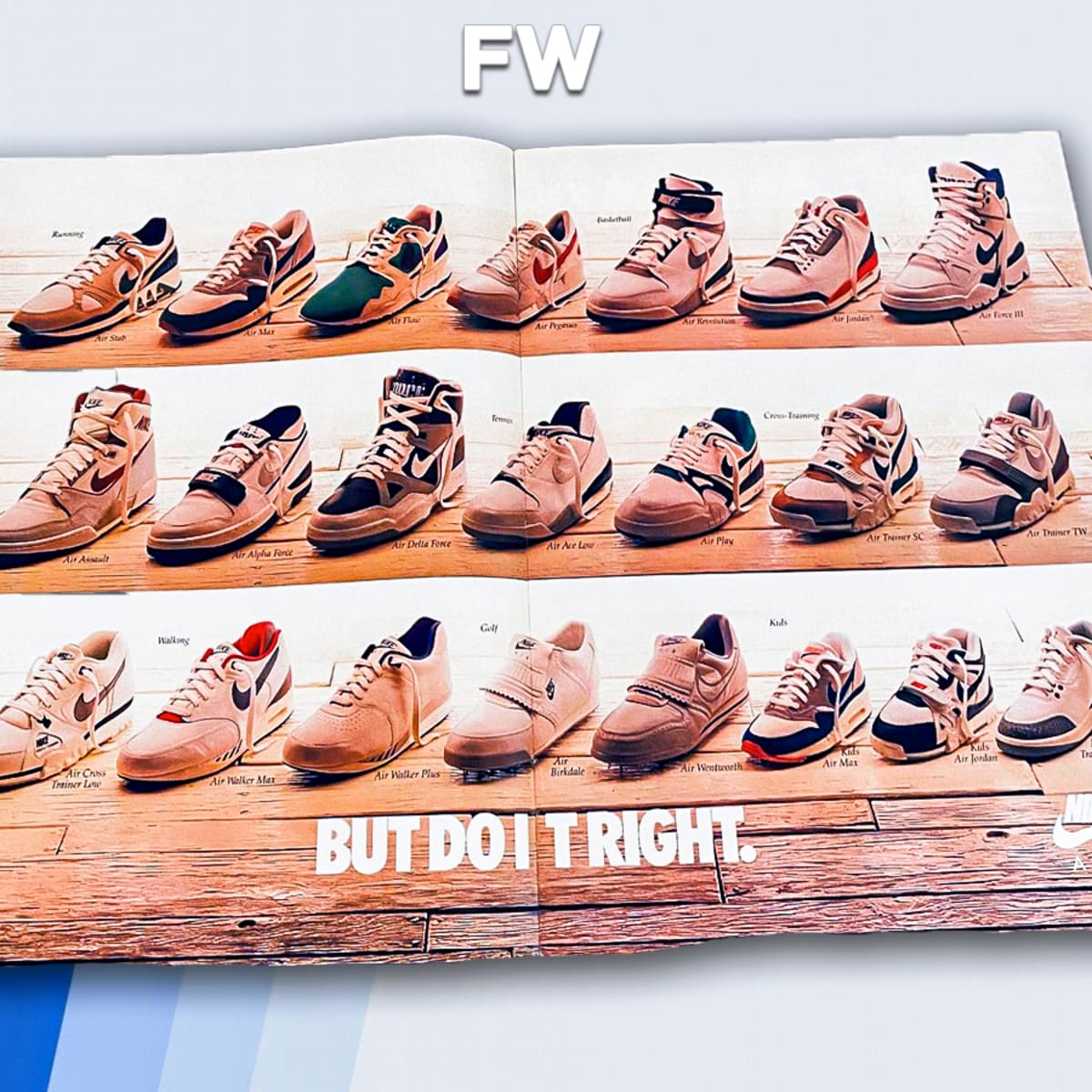NBA Fan Posts Nike Ad From 1989 Featuring Vintage Shoes Fadeaway