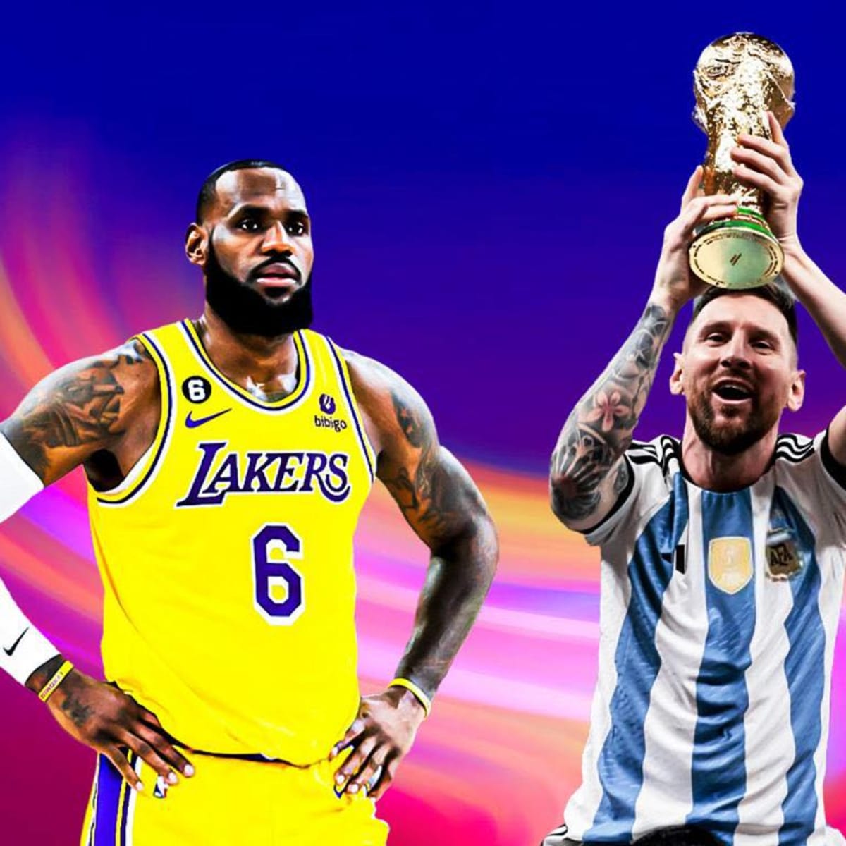 Lionel messi lebron james sales
