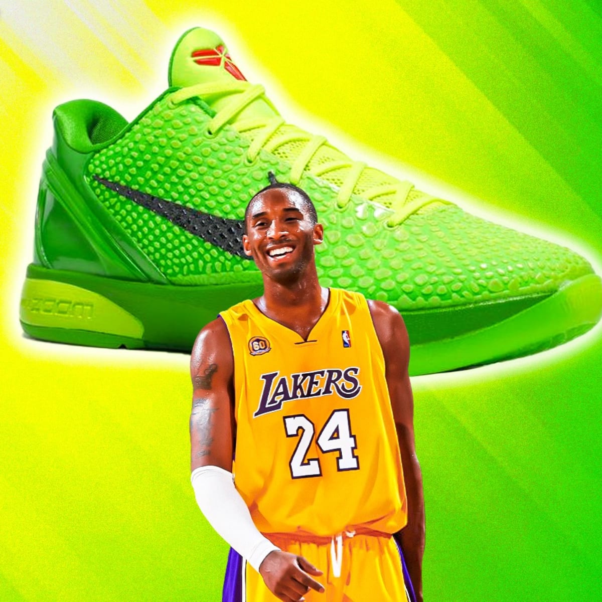 Grinch basketball shoes top