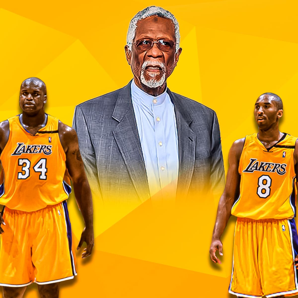 Bill Russell Played A Key Role In Ending Shaquille O Neal And Kobe
