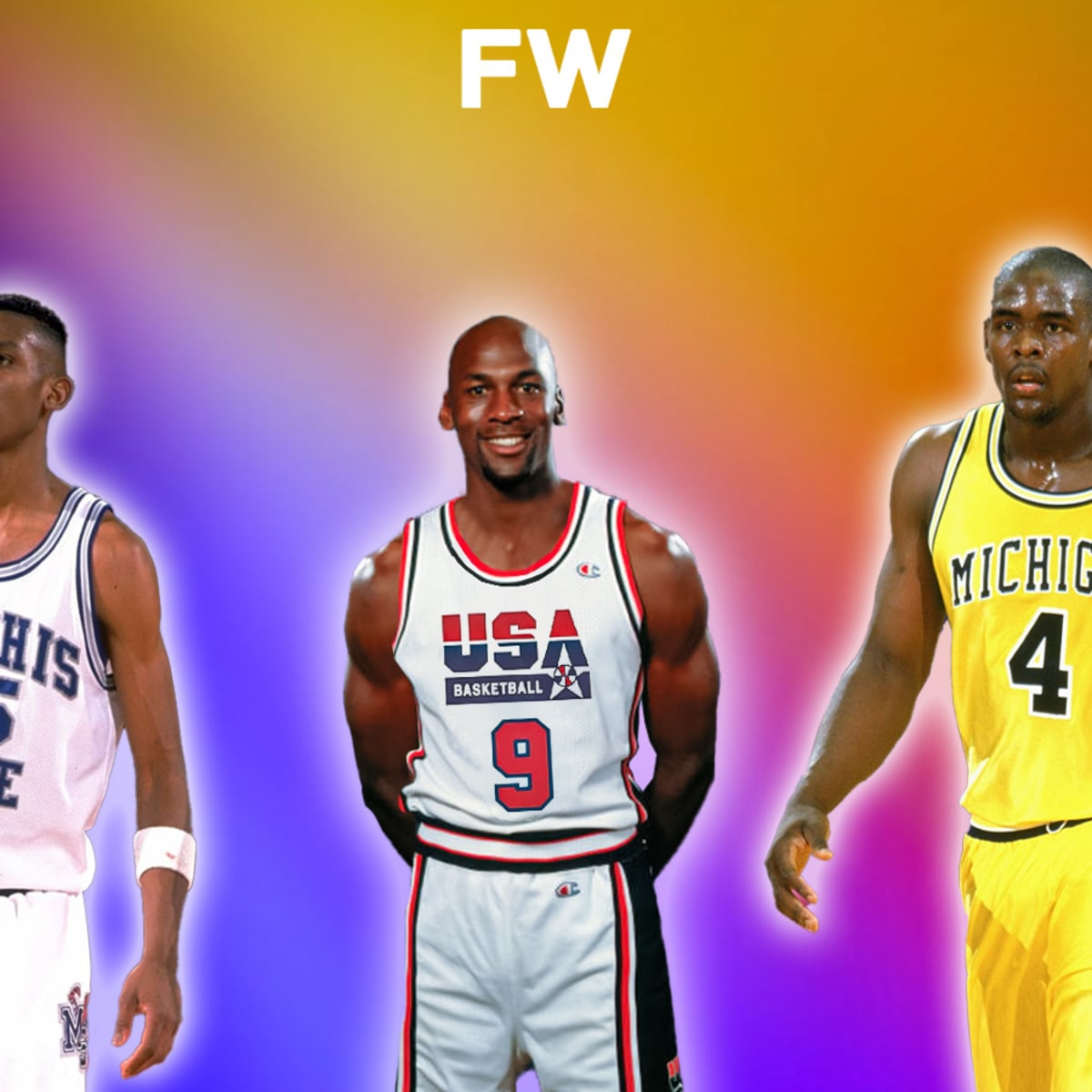 Penny Hardaway And Chris Webber Went To Michael Jordan s Room And Took Shoes T Shirts And Earnings After They Played Against The 1992 Dream Team Fadeaway World