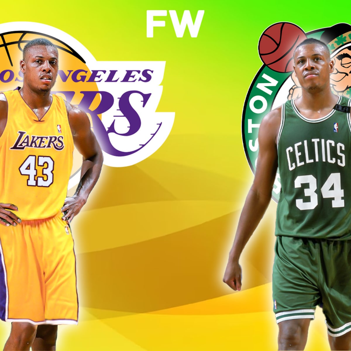 Paul Pierce Said He Hated The Boston Celtics Growing Up I Wear Lakers Sweater Every Day At School Fadeaway World