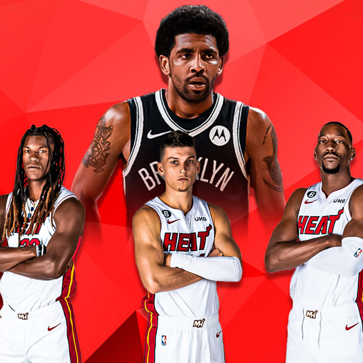 Brooklyn Nets Would Reportedly Want Jimmy Butler Bam Adebayo Or Tyler Herro In Potential Kyrie Irving Trade With Heat Fadeaway World
