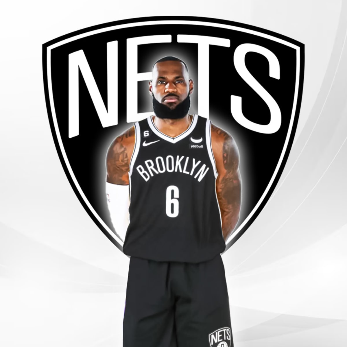 Lebron best sale brooklyn nets