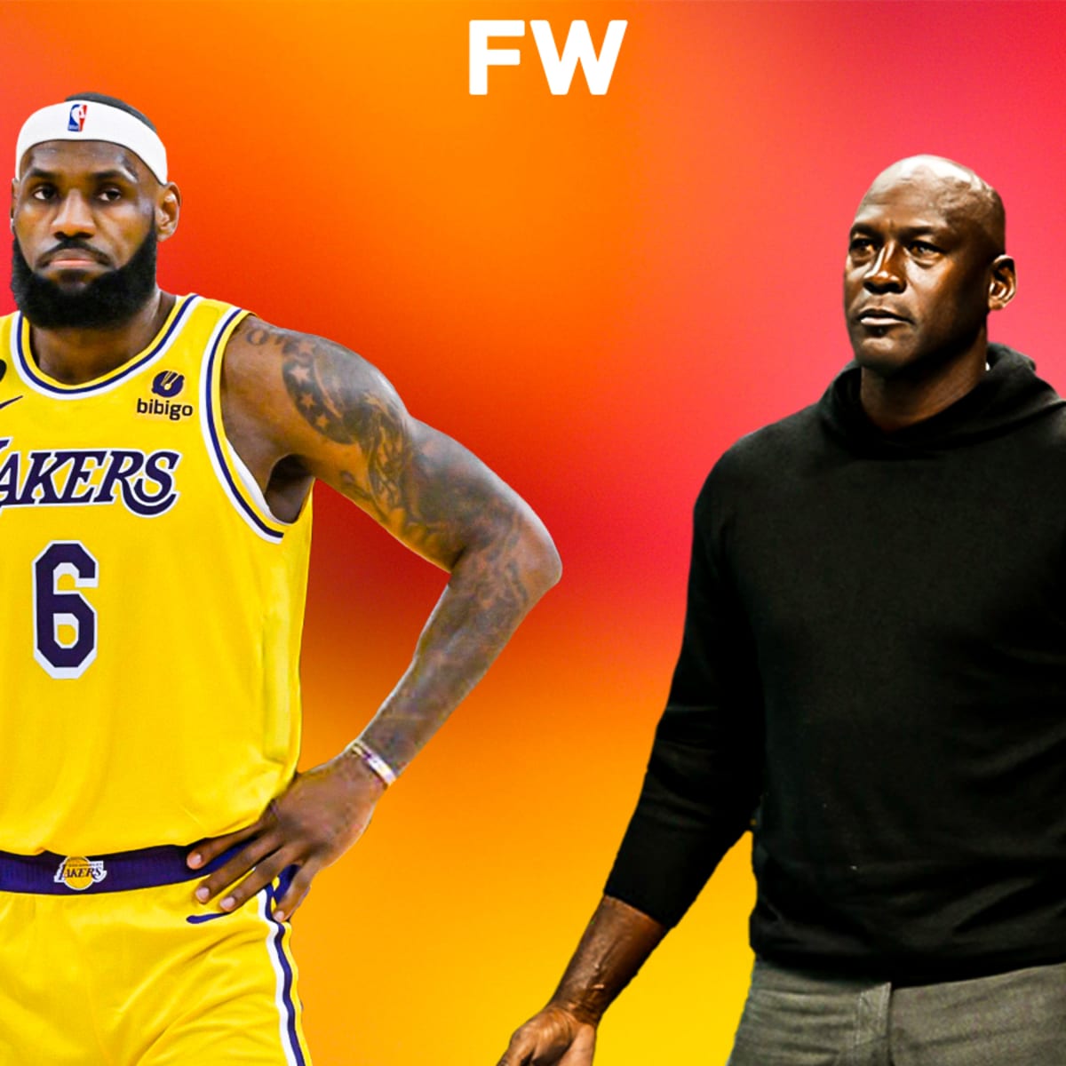 Michael jordan reaction best sale to lebron