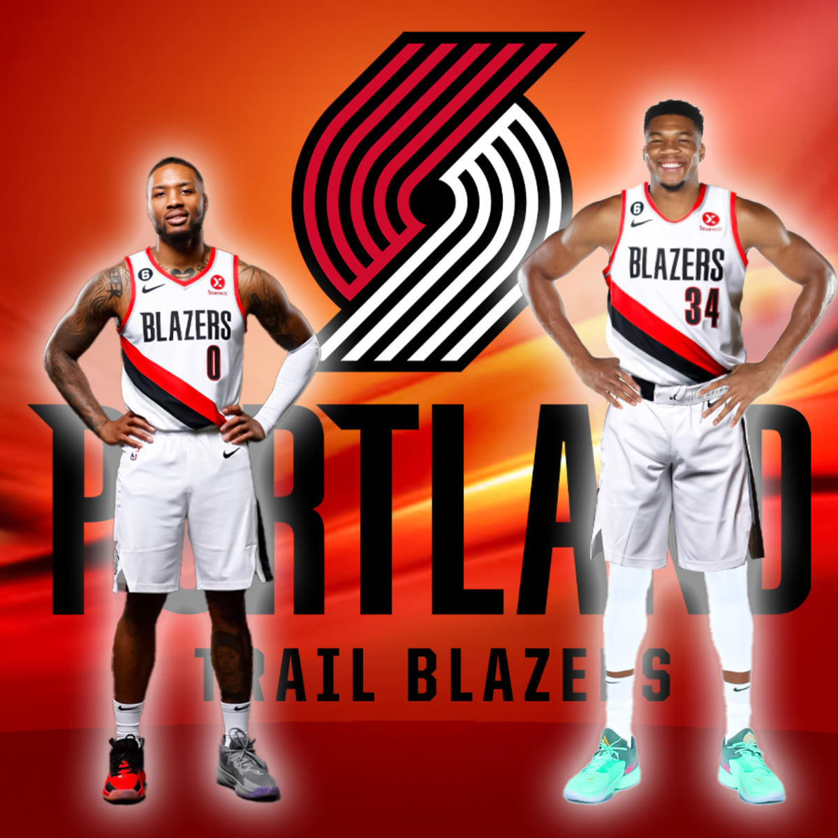 Blazers 0 hot sale jersey
