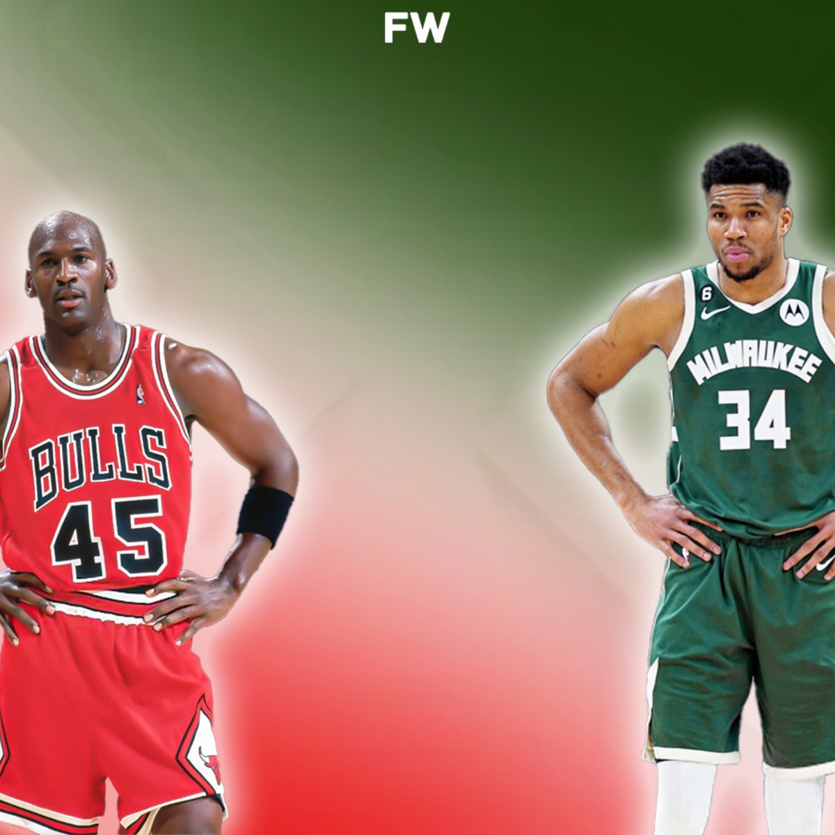 Michael jordan on giannis cheap antetokounmpo