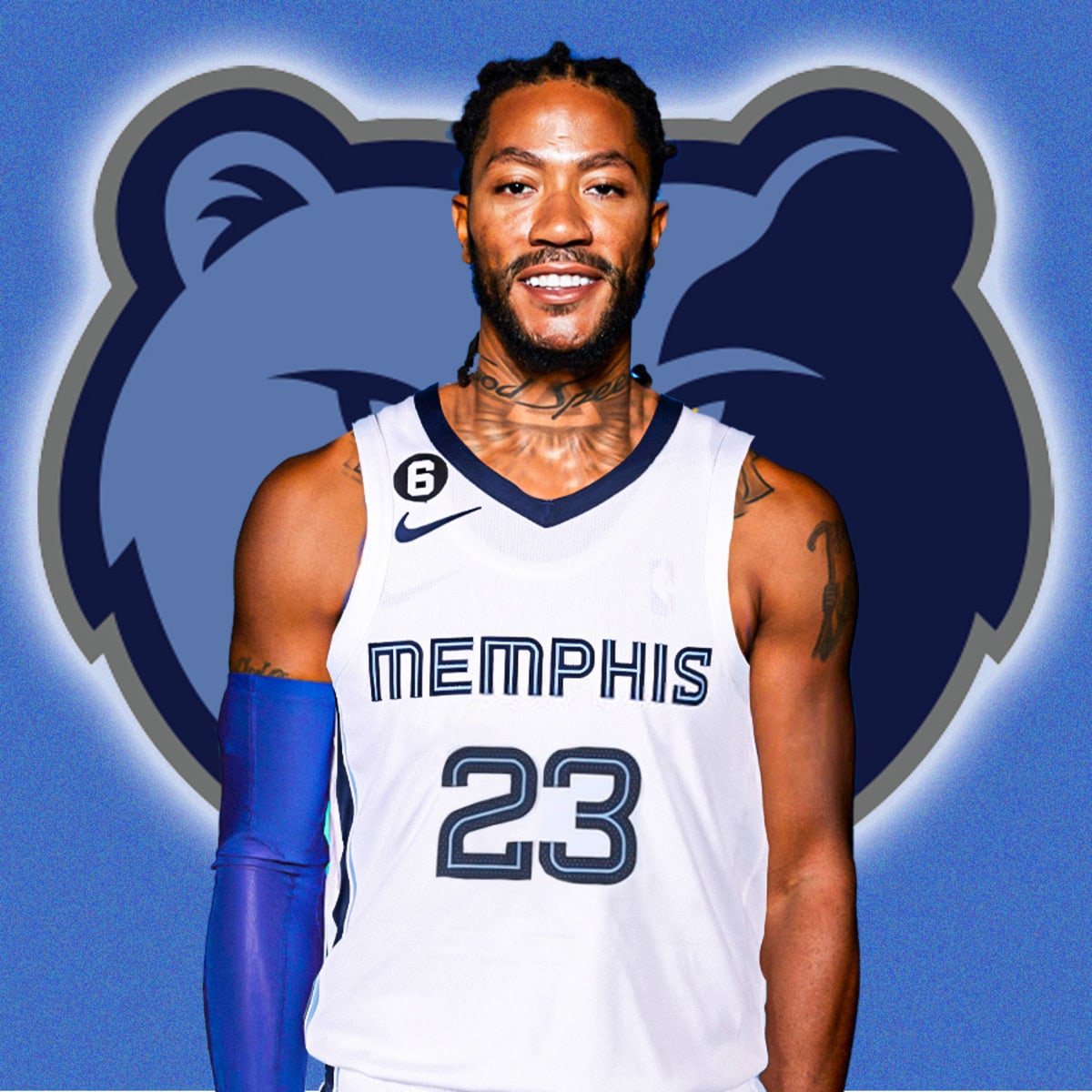 Derrick Rose Will Wear No. 23 With The Grizzlies Fadeaway World