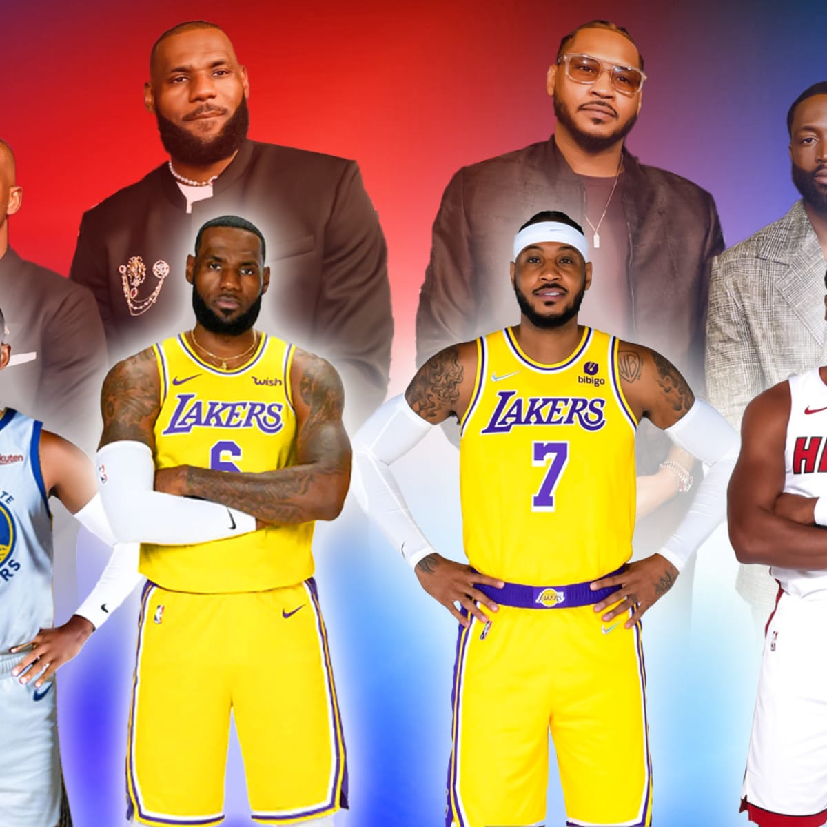 Lebron james dwyane wade chris paul and carmelo anthony store