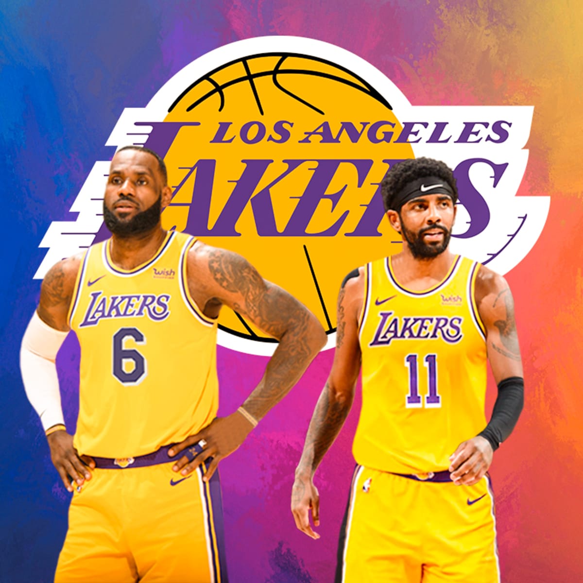 Kyrie and lebron lakers best sale
