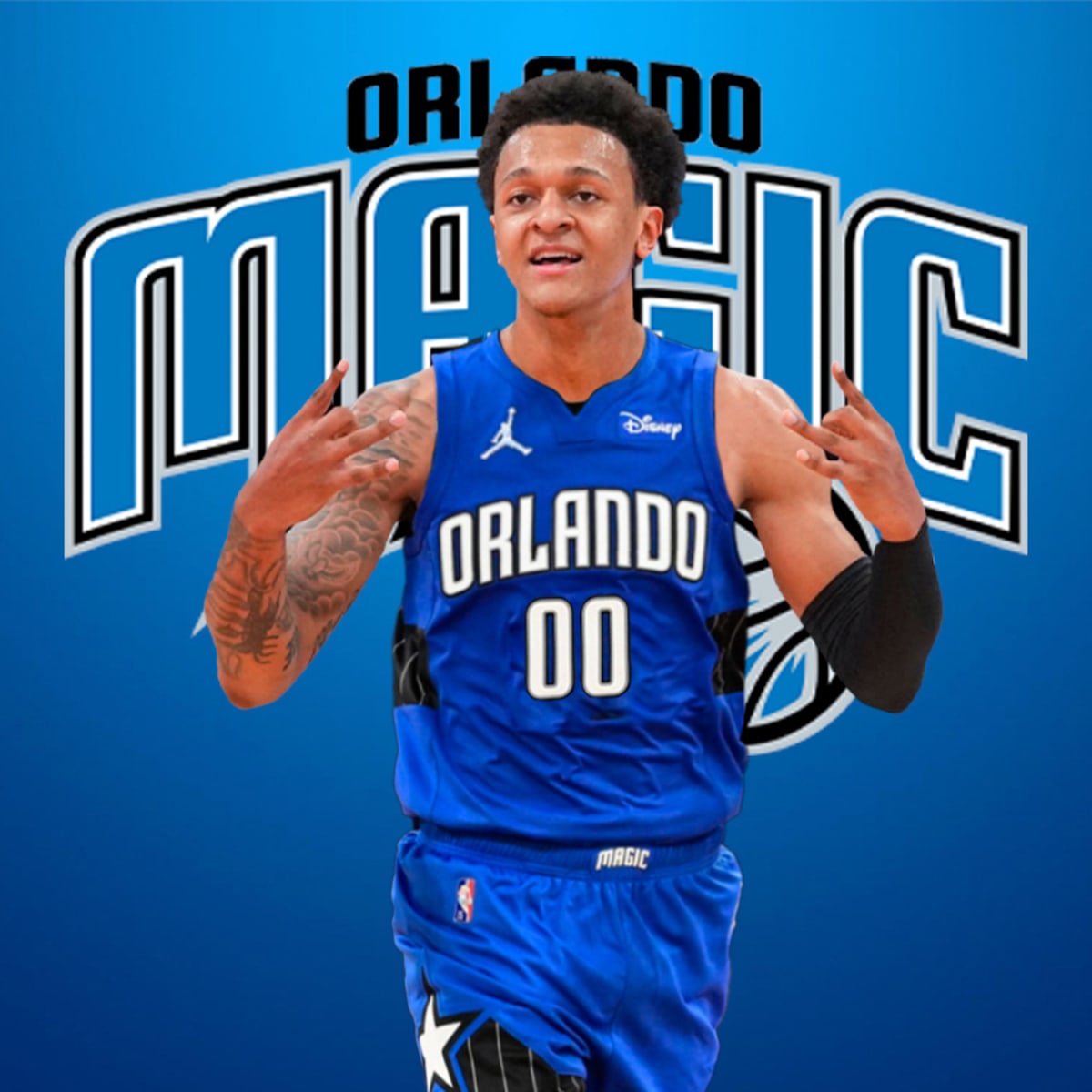 Number 00 orlando magic top