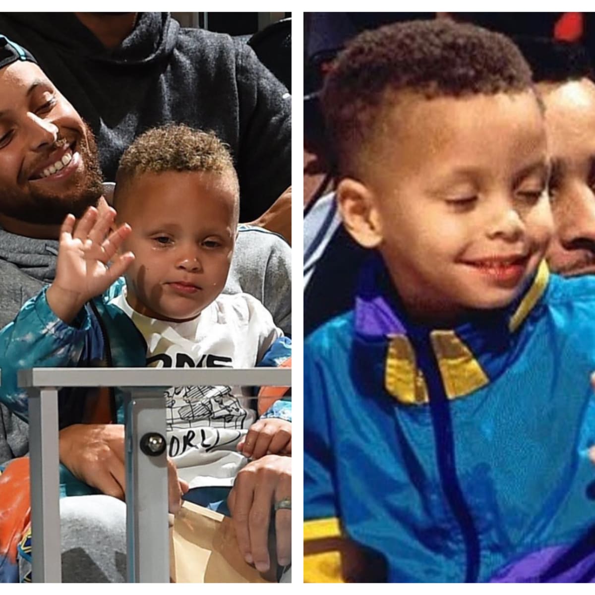 Stephen Curry Shares Amazing Pictures Of Himself With His Son Canon And Of Himself With Dell Curry As A Child The World Is Yours. Happy 4th Birthday Fadeaway World