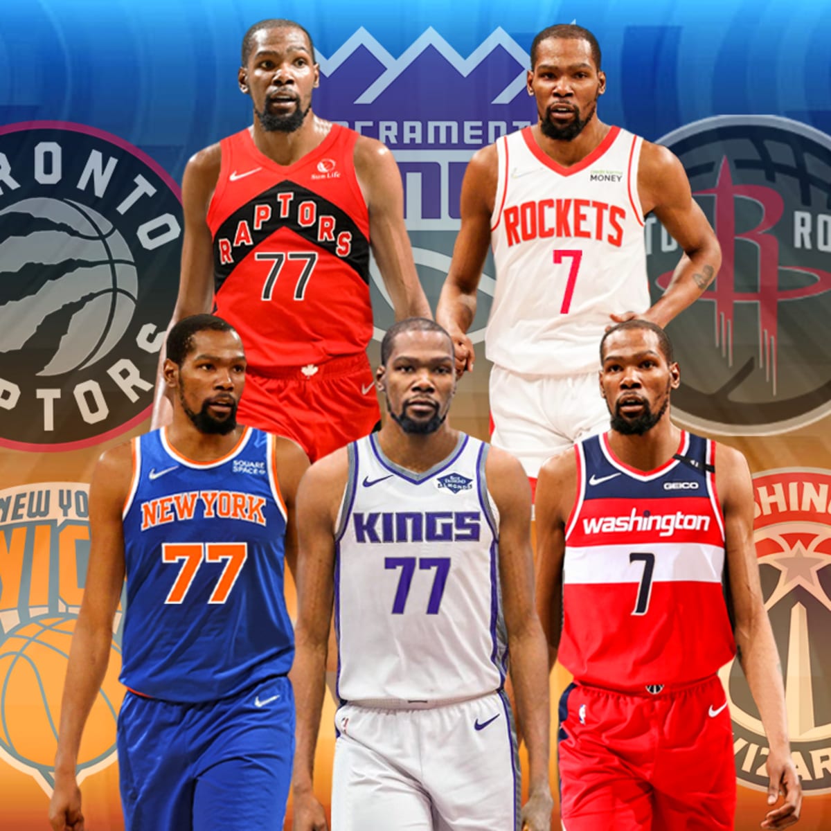 Kevin durant cheap current teams