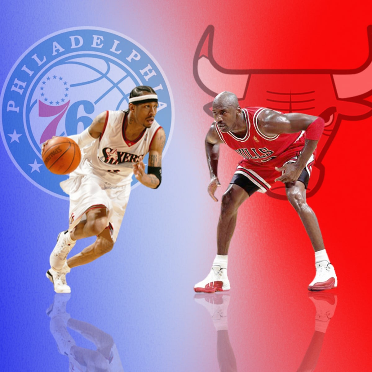 NBA Fan Shows Footage Of Michael Jordan Locking Up Allen Iverson On Defense They Never Show This Clip For Some Reason Fadeaway World