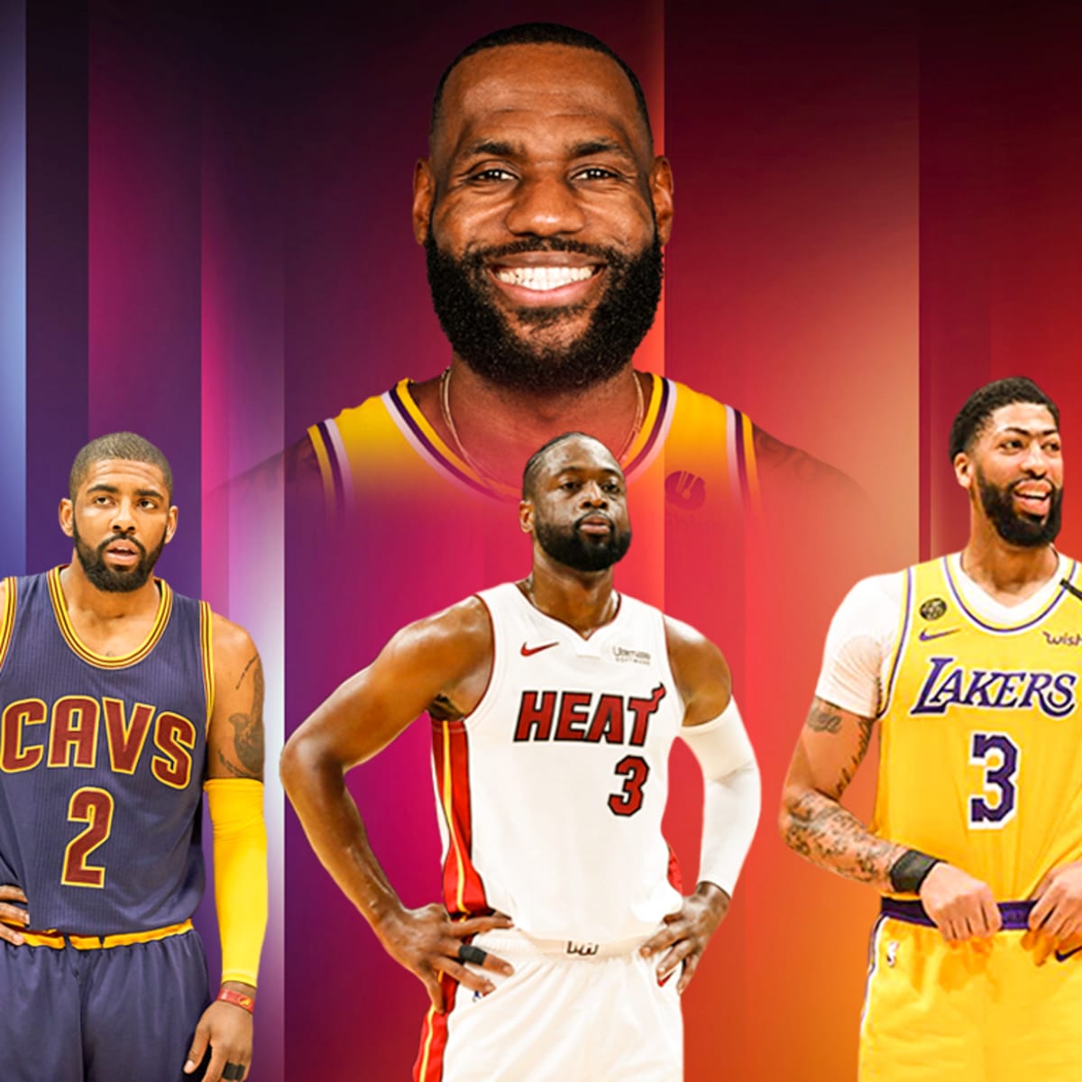 NBA Fans Debate Who Is The Best LeBron James Teammate Of All Time Dwyane Wade Kyrie Irving Or Anthony Davis Fadeaway World