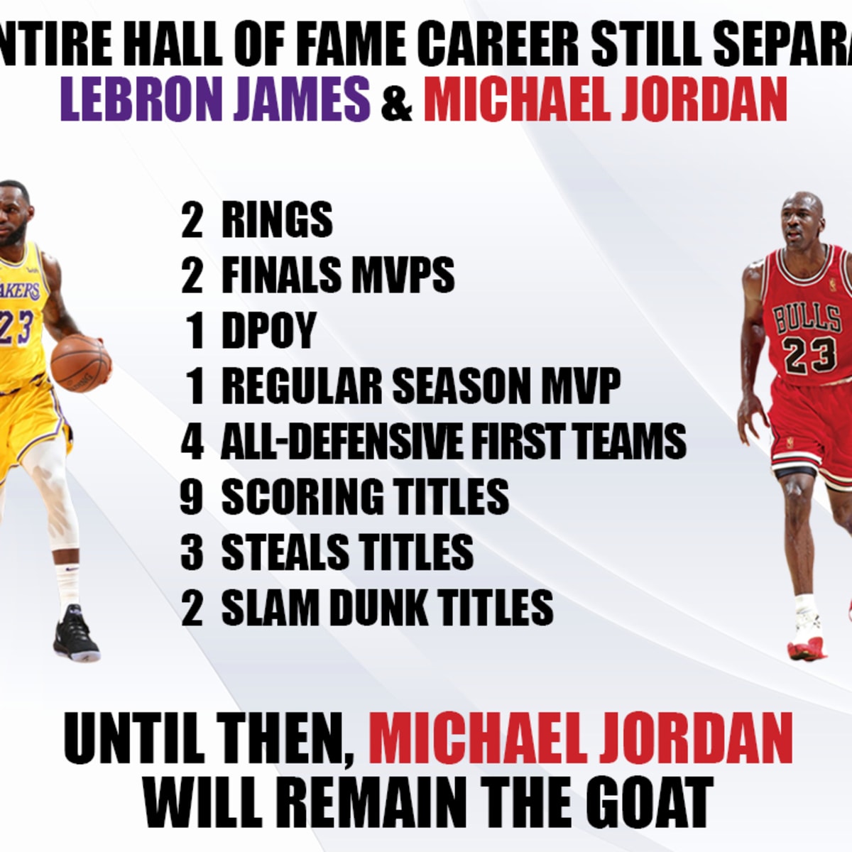 LeBron James vs. Michael Jordan An Entire Hall Of Fame Career